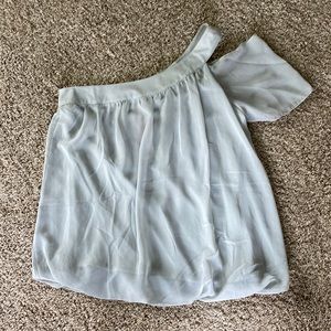 Allegra K One Shoulder Top Sz M